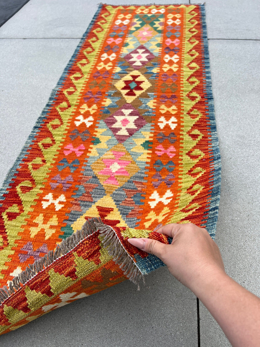 Tayler 2x7 Kilim Runner The Rug Mine Free Shipping Worldwide