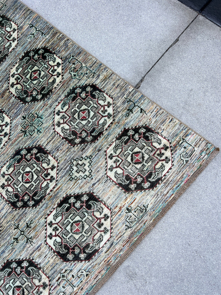 Made to Order 8x11 Handmade Afghan Rug | Grey Charcoal Teal Ivory Tan Purple Forest Green Chocolate Mocha Brown Royal Blue Red Boho Bohemian