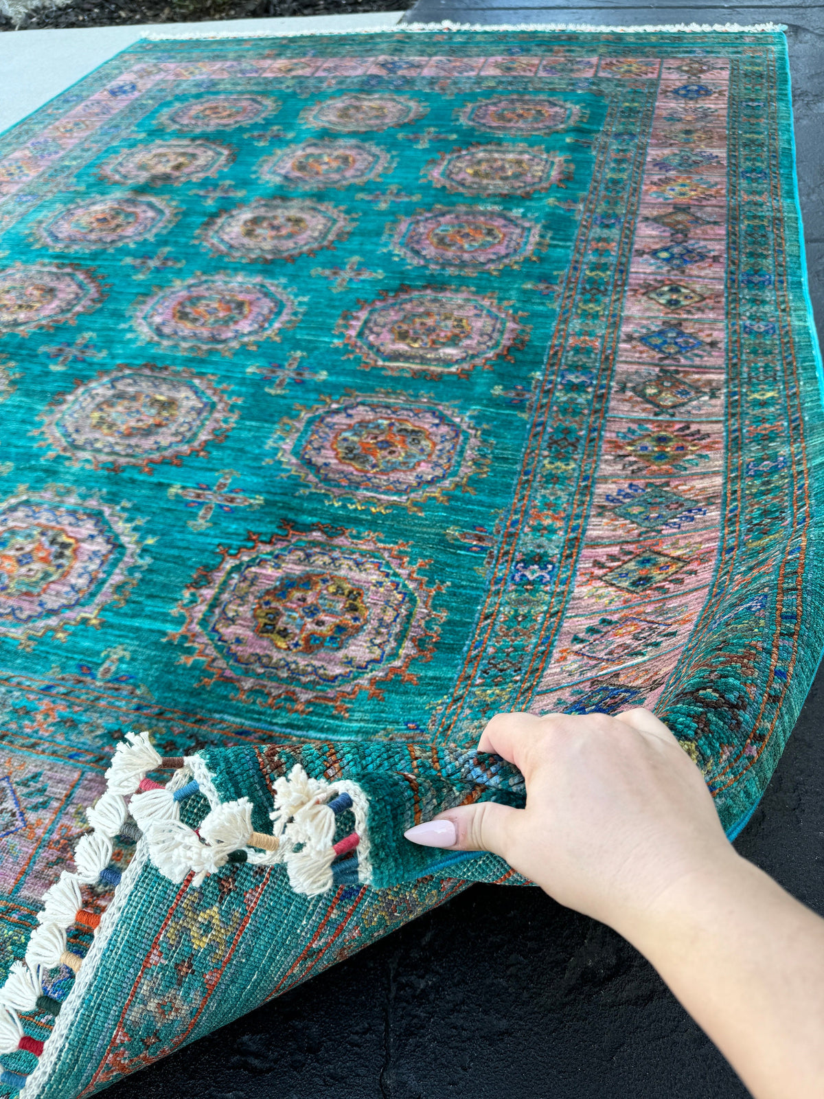 Authentic Handmade Rugs Authentic Handmade Afghan Rugs: Hand-Knotted Handwoven Luxury Wool Area ...