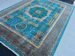6x8 (180x245) Hand Knotted Afghan Rug |