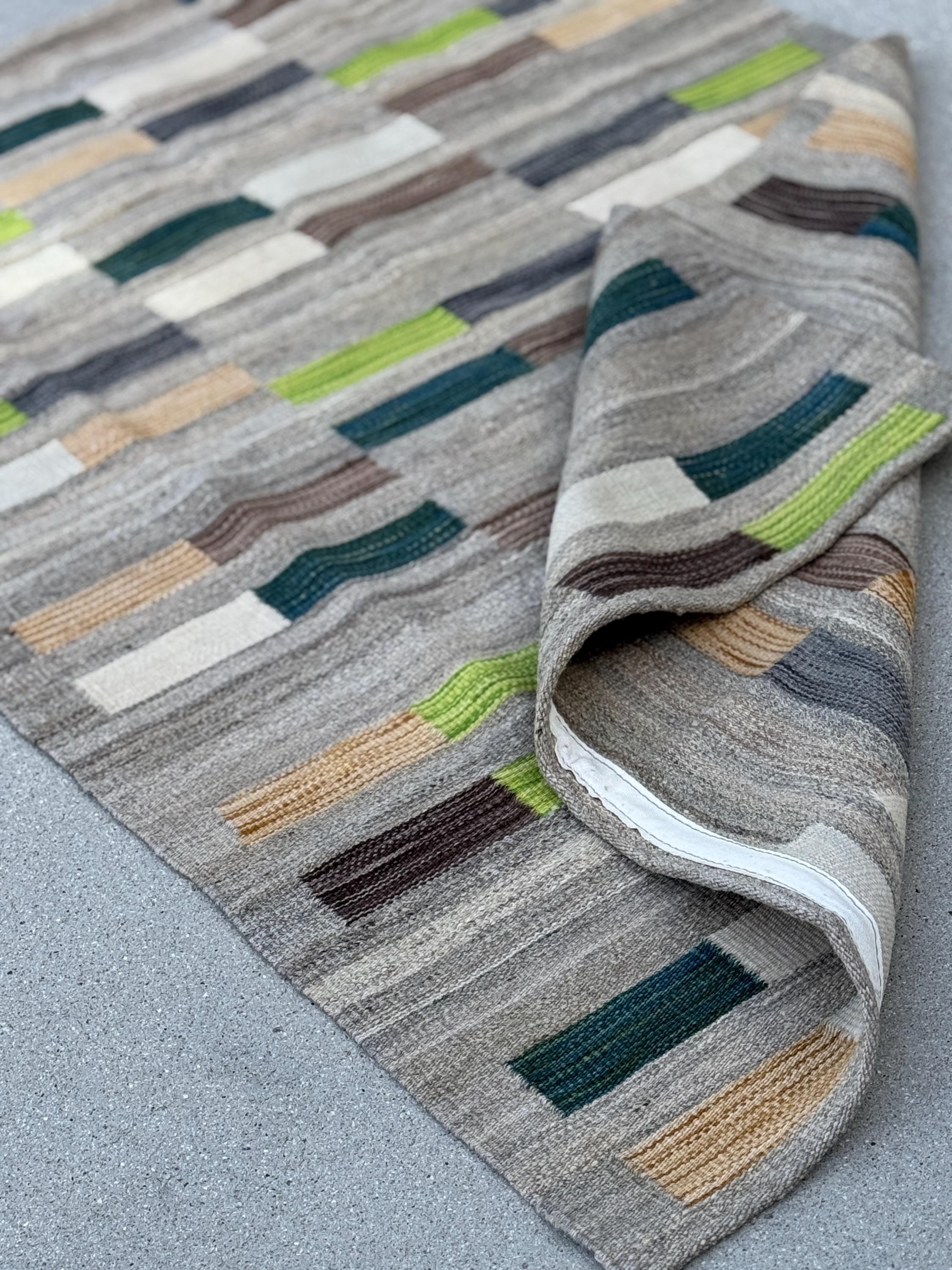 3x5 (104x154) Handmade Afghan Kilim Runner Rug | Slate Charcoal Grey Black Beige Ivory Taupe Mocha Carmel Brown Teal Navy Blue Lime Green