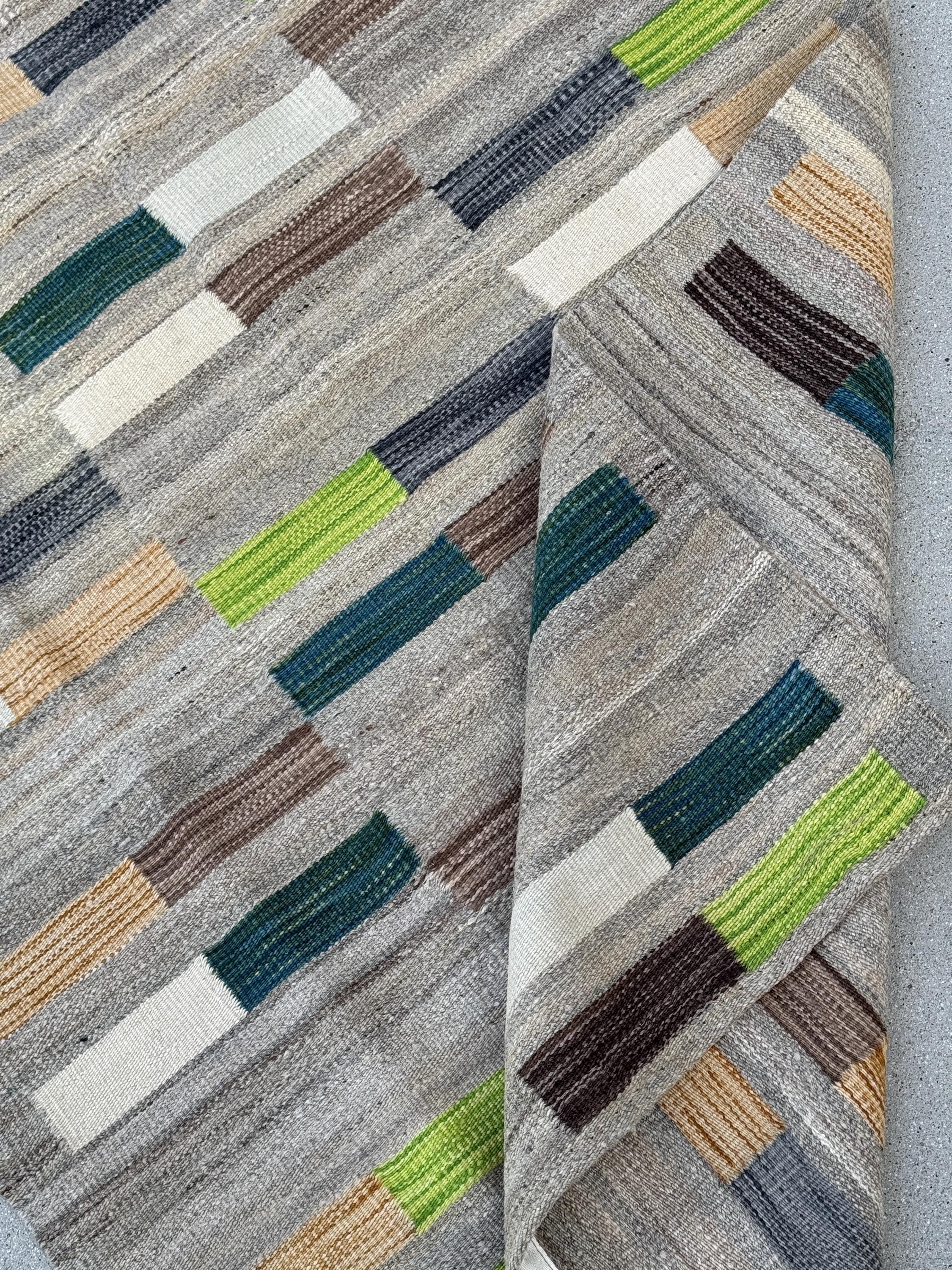 3x5 (104x154) Handmade Afghan Kilim Runner Rug | Slate Charcoal Grey Black Beige Ivory Taupe Mocha Carmel Brown Teal Navy Blue Lime Green