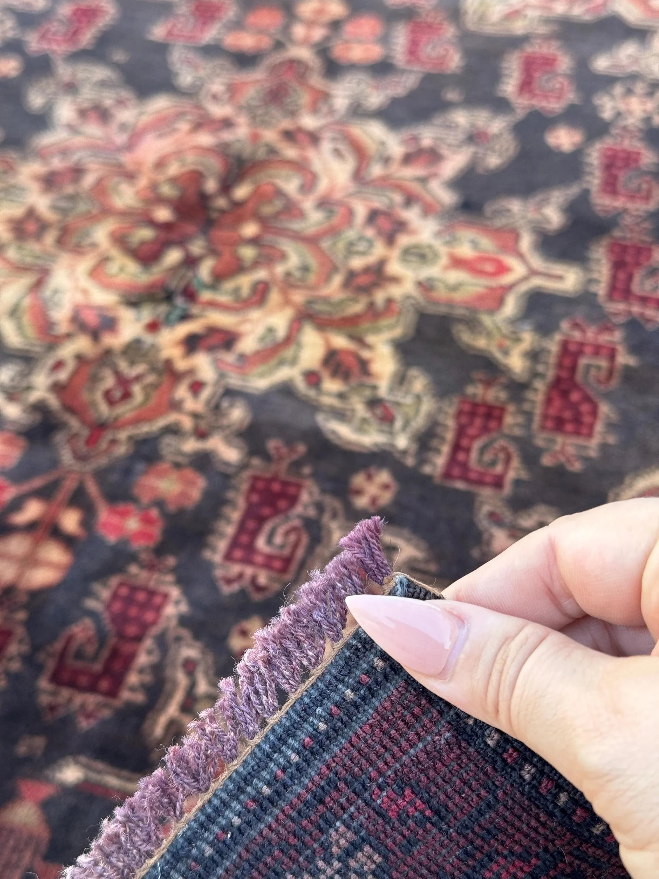 3x4 (91x121) Handmade Vintage Afghan Baluch Rug | Wine Burgundy Crimson Red Sand Cream Tan Gold Brown Moss Green | Wool Traditional