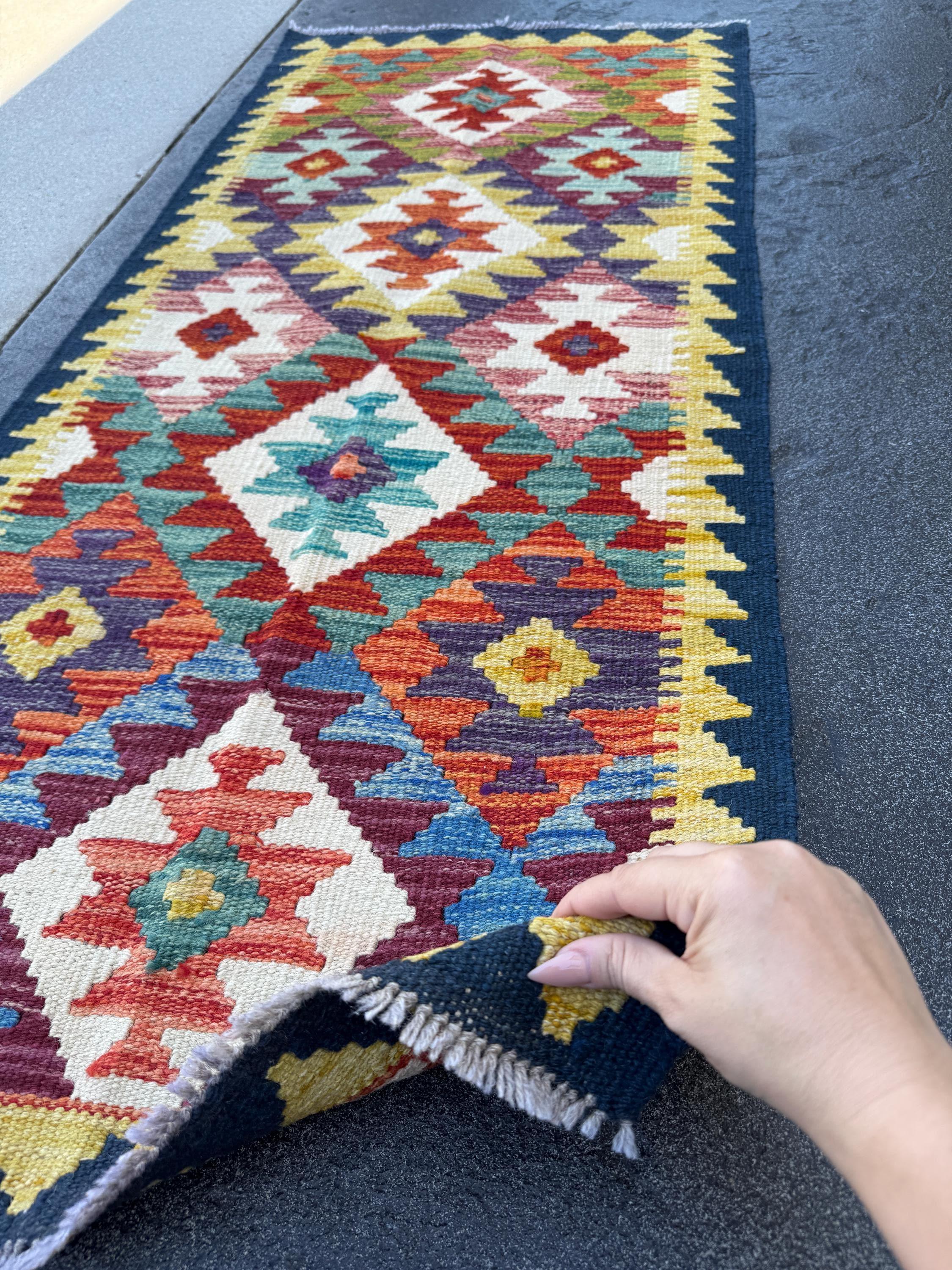Buy Afghan Kilim, Anatolian Kilim Runner Online USA - The Rug Mine