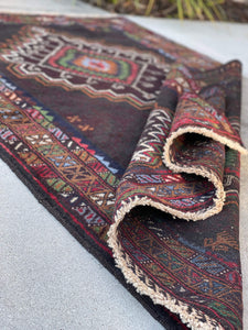 4x7 Handmade Vintage Afghan Rug Turkish Rug Authentic Rug Decorative Area Rug Bedroom Boho Rug Oriental Rug Tribal Rug