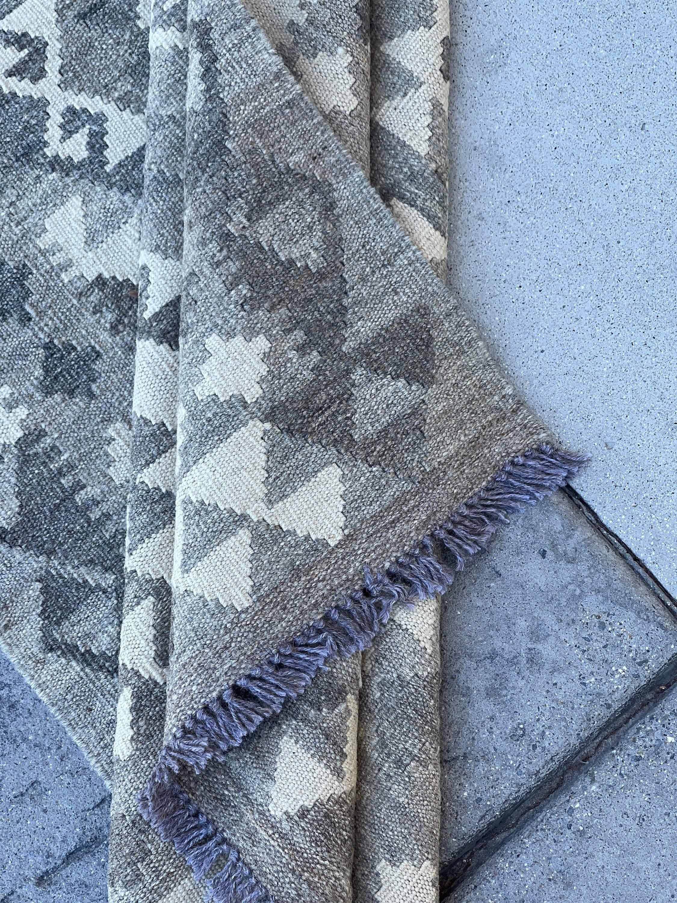 3x10 (90x305) Handmade Afghan Kilim Runner Rug