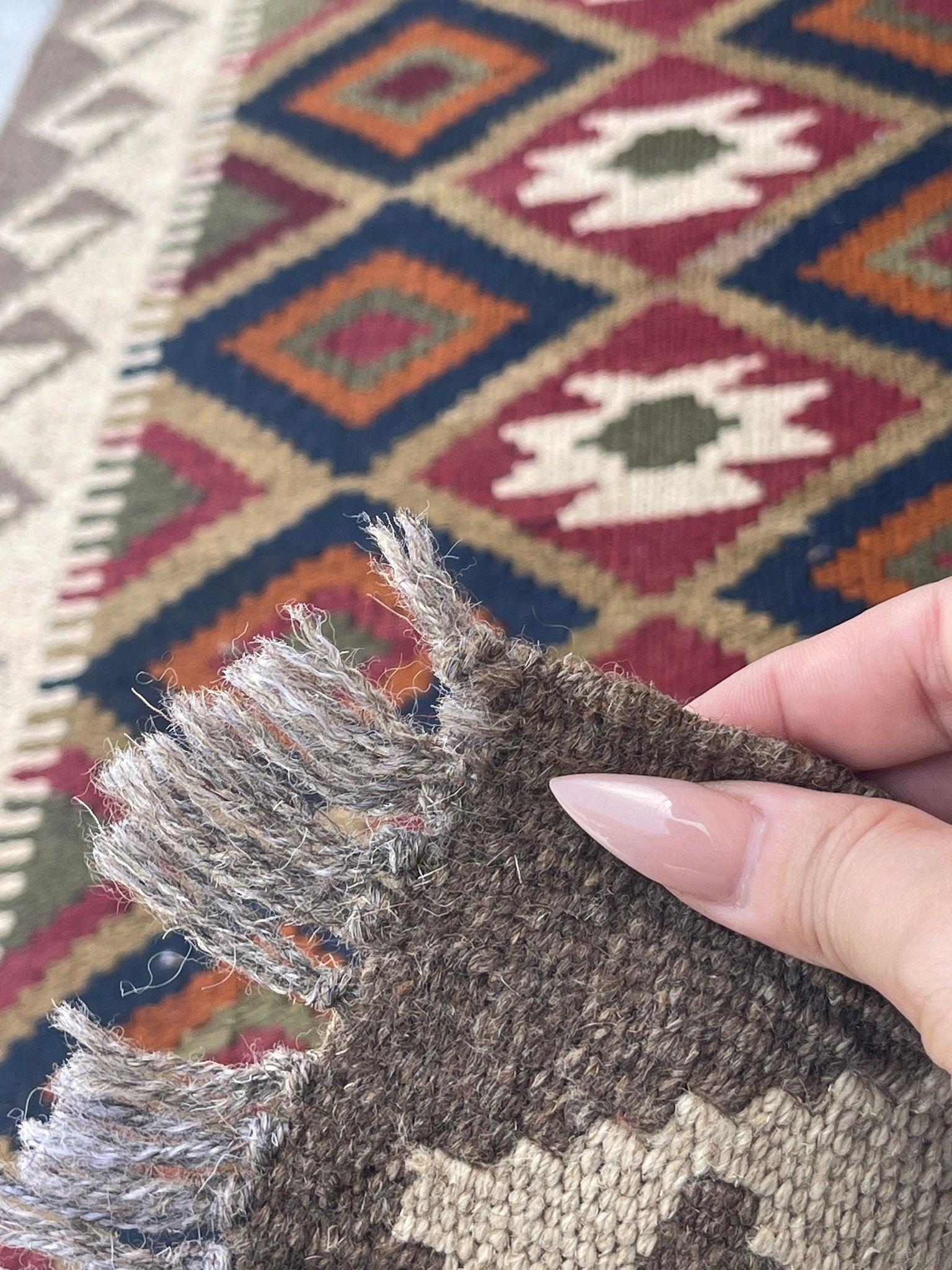 3x10 (90x305) Handmade Afghan Kilim Rug 