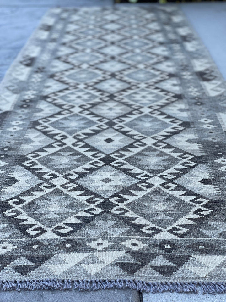 3x10 (90x305) Handmade Afghan Kilim Runner Rug