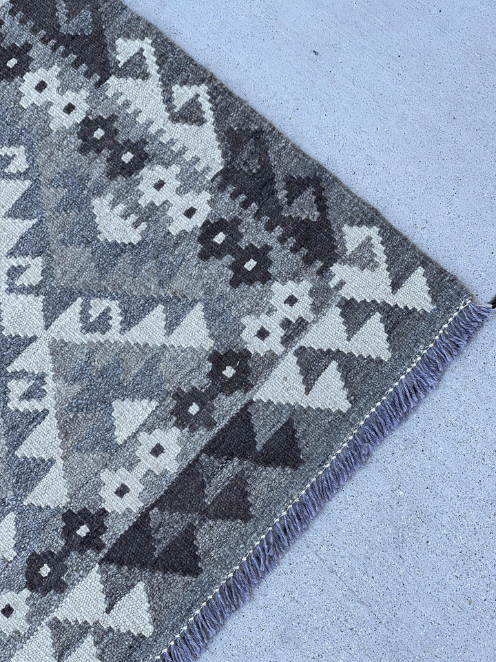 3x10 (90x305) Handmade Afghan Kilim Runner Rug