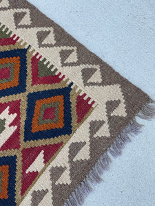 2x7 (60x215) Handmade Afghan Kilim Rug 