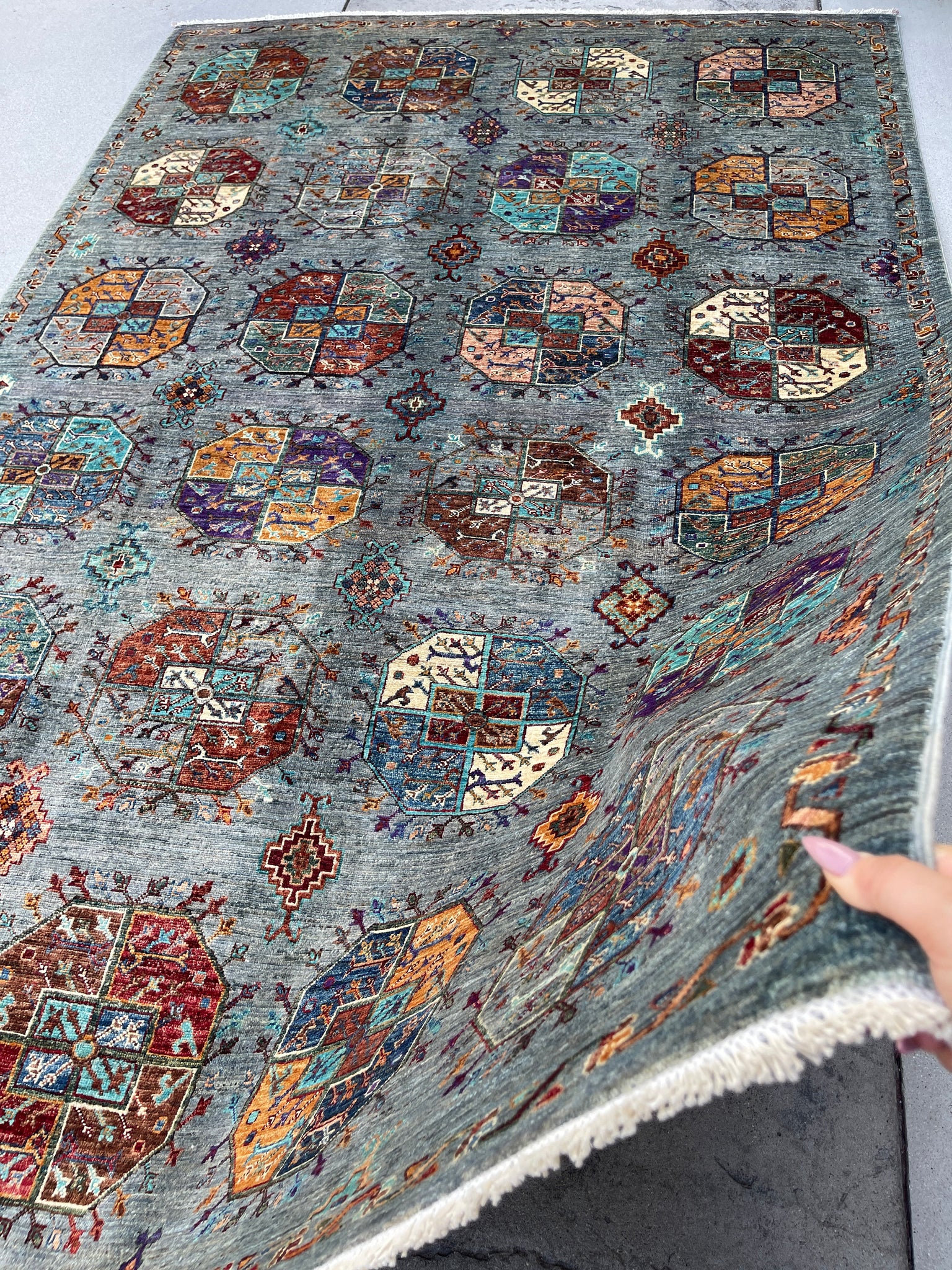 6x10 (180x305) Handmade Afghan Rug 
