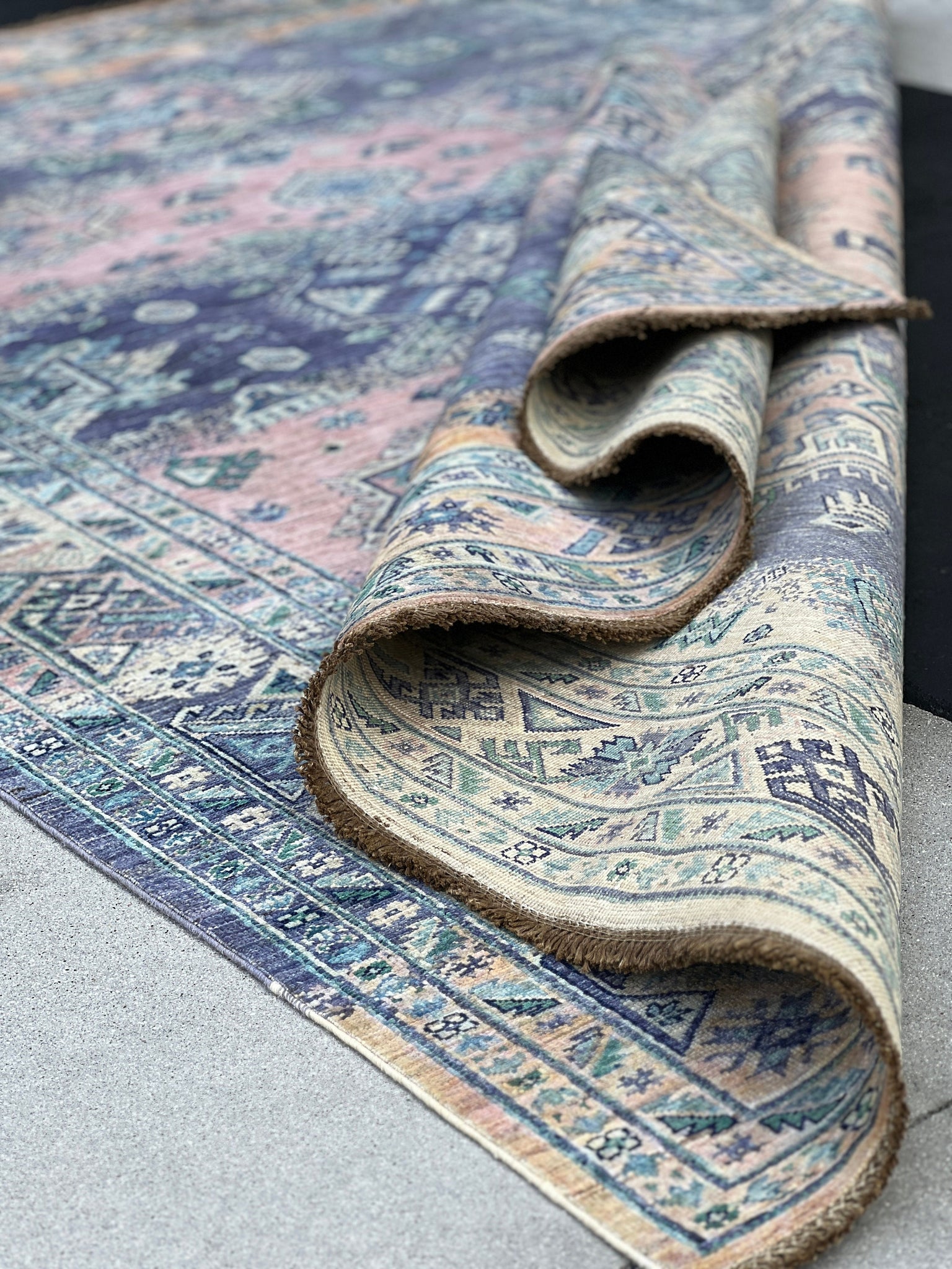 Afghan Handmade Rug, Paper Pattern Rug