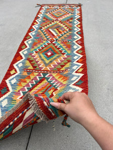 2x7 Afghan Kilim Runner - The Rug Mine - Free Shipping Worldwide