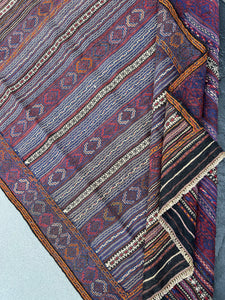 5x6 (150x215) Handmade Afghan Kilim Rug | Garnet Red Midnight Blue Orange Cream Beige Black Royal Blue Ivory | Hand Knotted Geometric Wool