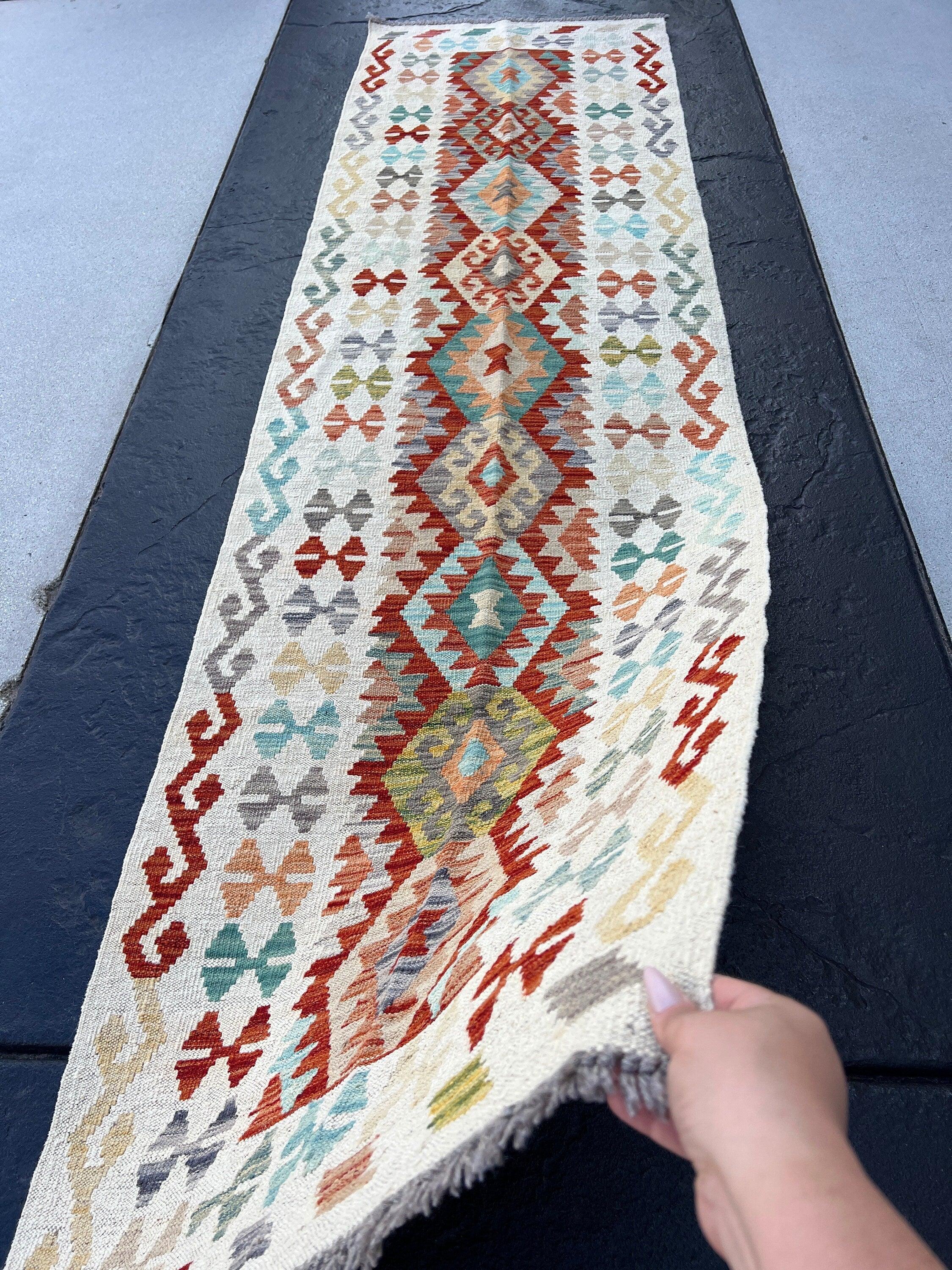 Turkish Kilim, Runner Kilim,4.3x10.5 feet, Vintage Kilim, Hallway Kilim, Oriental Kilim, Antique Kilim, Kilim Rug, Organic Kilim, selling PR-4557