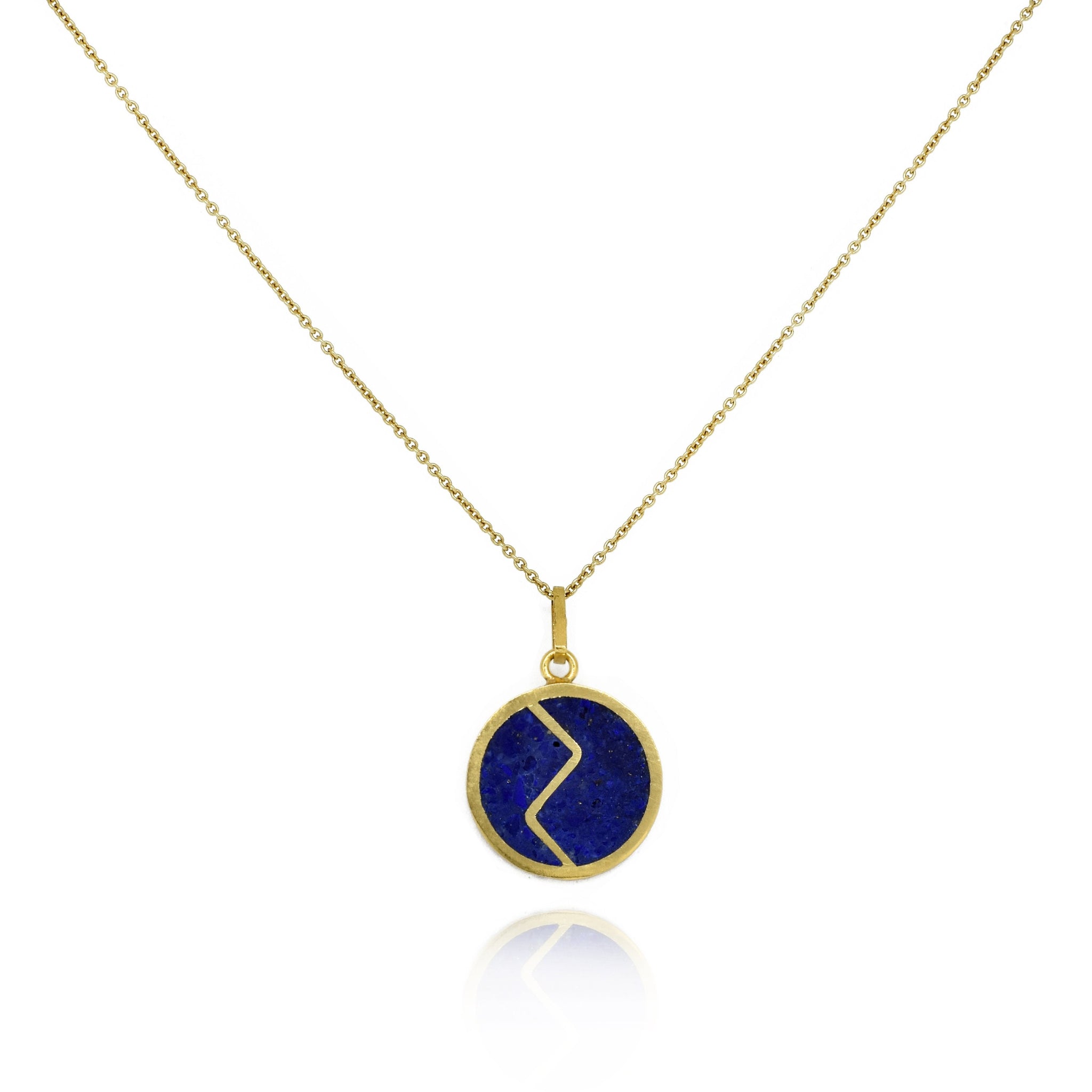 Handmade Afghan Blue Gemstone Lapis Lazuli Drop Gold Chain Pendant Necklace Elegant Inspired Jewelry Boho Chic Ear Accessories Gift for Her